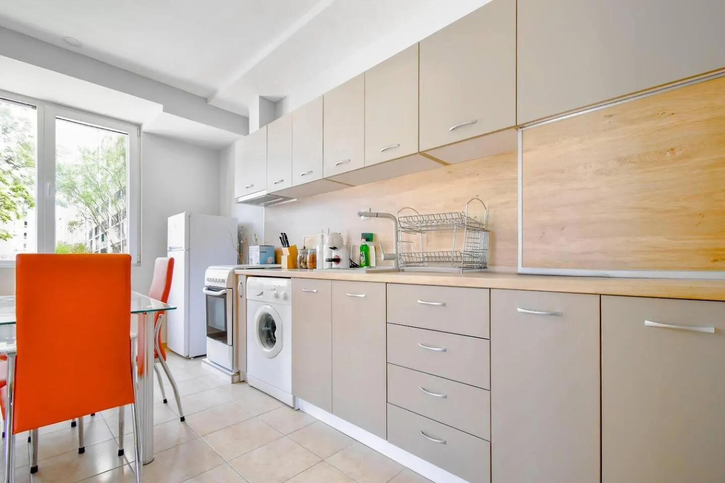 Park & Metro Nearby Washer Modern Bathroom Sofia Bulgaria